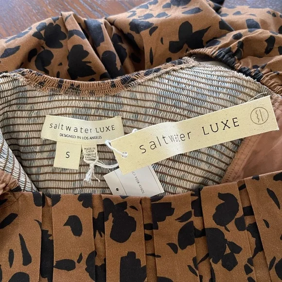 Saltwater Luxe Summer Mini Dress Size Small - Picture 13 of 13